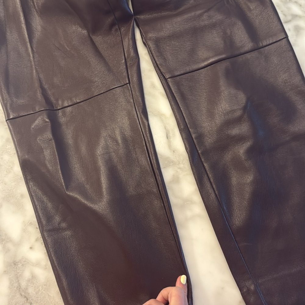 Babaton Faux Leather Pants - Picture 3 of 7